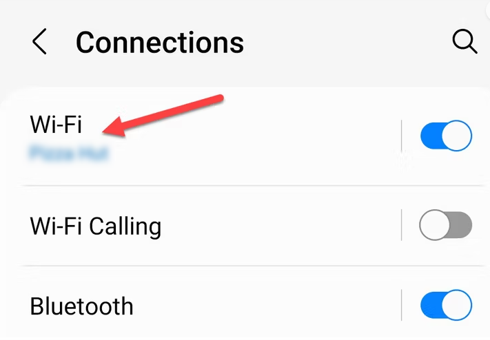 contuation of android wifi settings 3